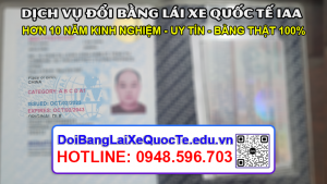 Gui bang lai xe quoc te IAA cho khach ngay 06102023 2