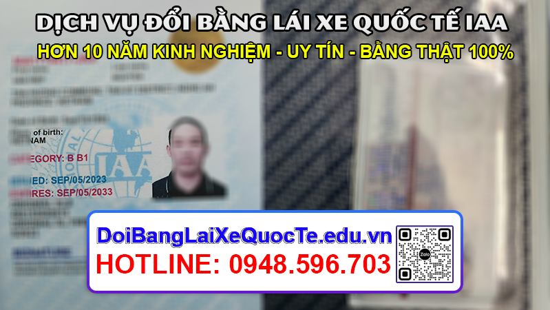 Gui bang lai xe quoc te IAA cho khach ngay 12092023 2