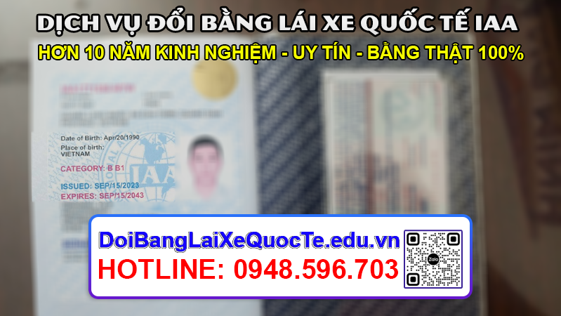 Gui bang lai xe quoc te IAA cho khach ngay 24092023 2