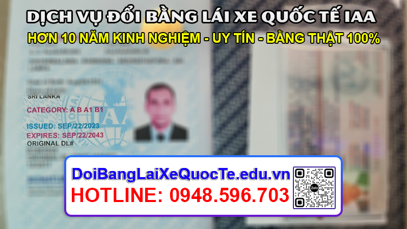 Gui bang lai xe quoc te IAA cho khach ngay 27092023 2