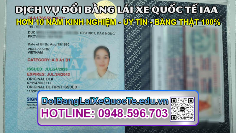 Trang Chủ mới doi bang lai xe quoc te iaa 13