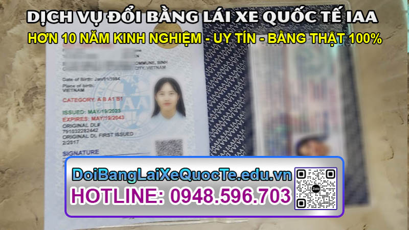 Trang Chủ mới doi bang lai xe quoc te iaa 16