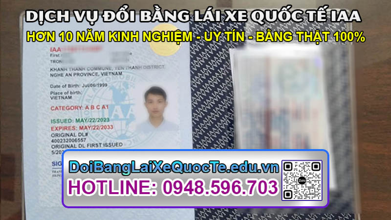 Trang Chủ mới doi bang lai xe quoc te iaa 22