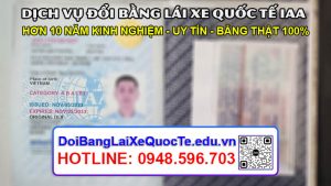 Doi Bang Lai Xe Quoc Te IAA Hoang Minh 3