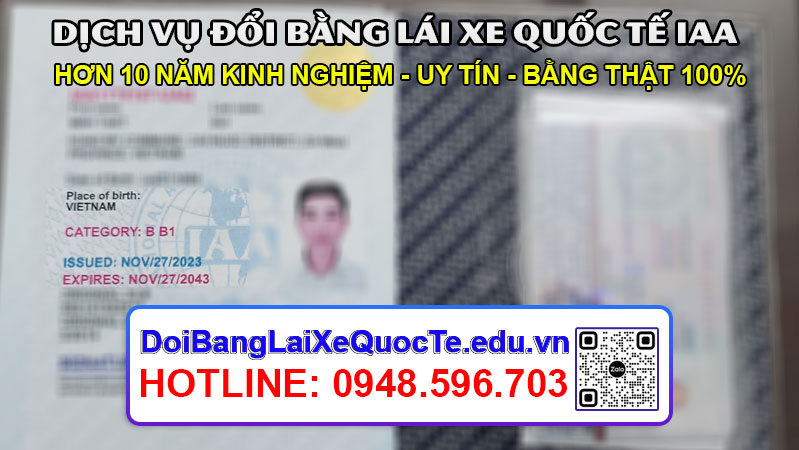 Gui bang lai xe quoc te IAA cho khach ngay 02122023