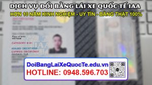 Gui bang lai xe quoc te IAA cho khach ngay 15122023