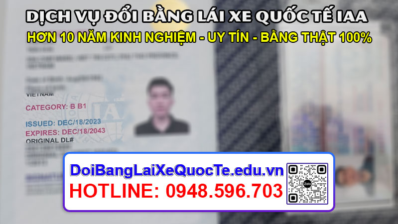 Gui bang lai xe quoc te IAA cho khach ngay 25122023 2