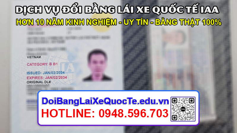 Doi bang lai xe quoc te IAA uy tin cho khach ngay 10012024 2