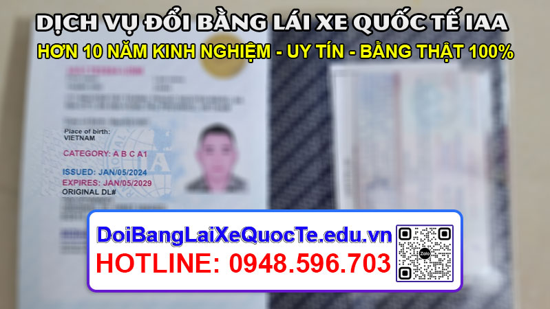 Doi bang lai xe quoc te IAA uy tin cho khach ngay 13012024 2