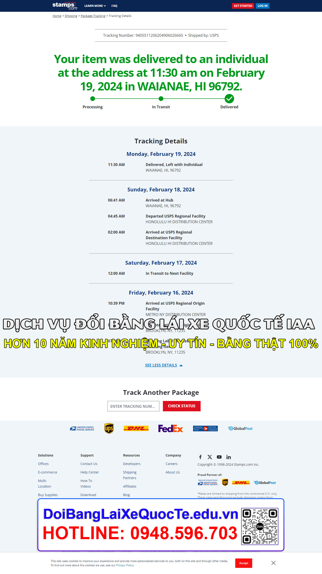Dich vu doi bang lai xe quoc te IAA cap toc 5 ngay Nhan bang tai My 15022024 2