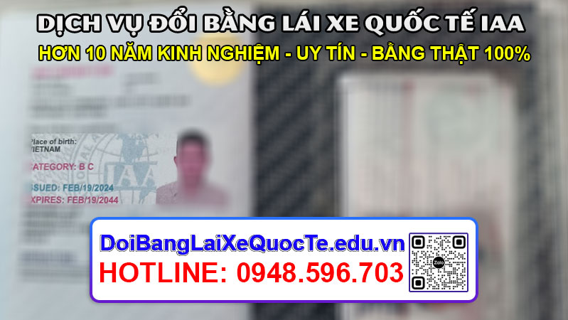 Dich vu doi bang lai xe quoc te IAA sieu nhanh Bang ve ngay 23022024 5