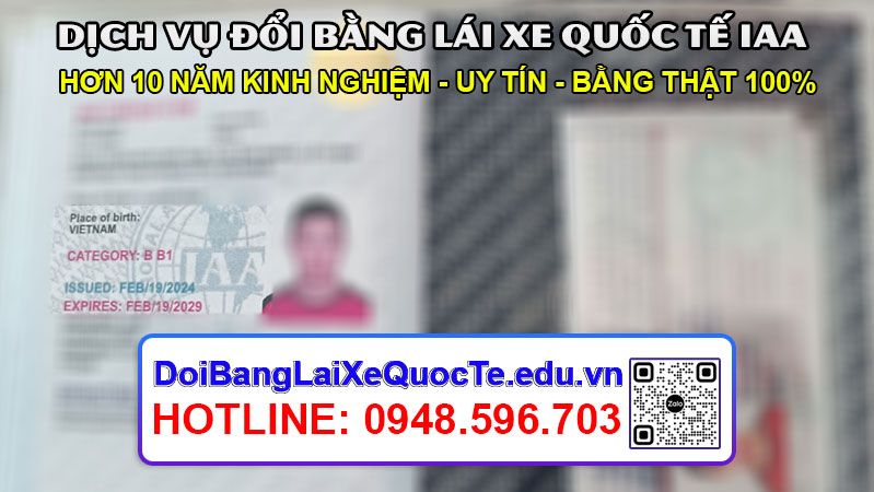 Dich vu doi bang lai xe quoc te IAA sieu nhanh Bang ve ngay 23022024 6