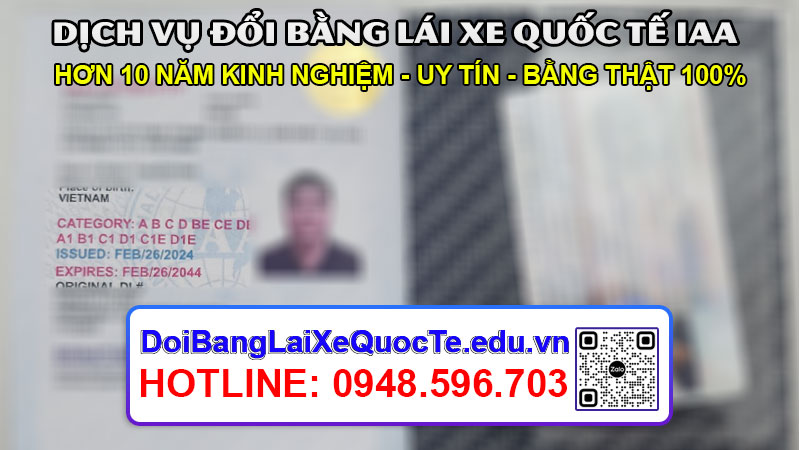 Dich vu doi bang lai xe quoc te IAA sieu nhanh Bang ve ngay 05032024 3