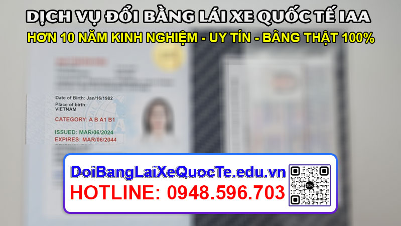 Dich vu doi bang lai xe quoc te IAA sieu nhanh Bang ve ngay 13032024 4