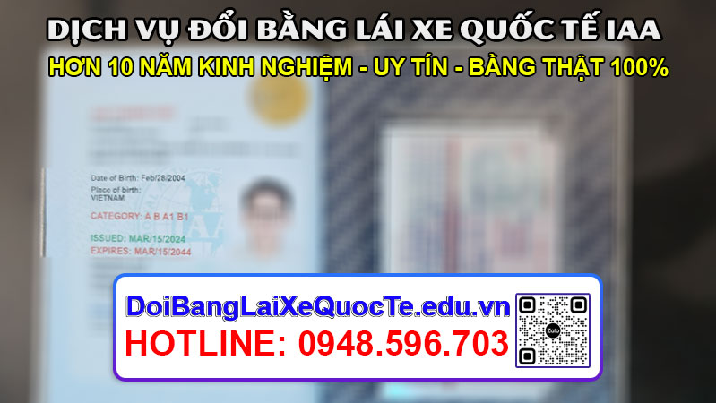 Dich vu doi bang lai xe quoc te IAA sieu nhanh Bang ve ngay 22032024 2
