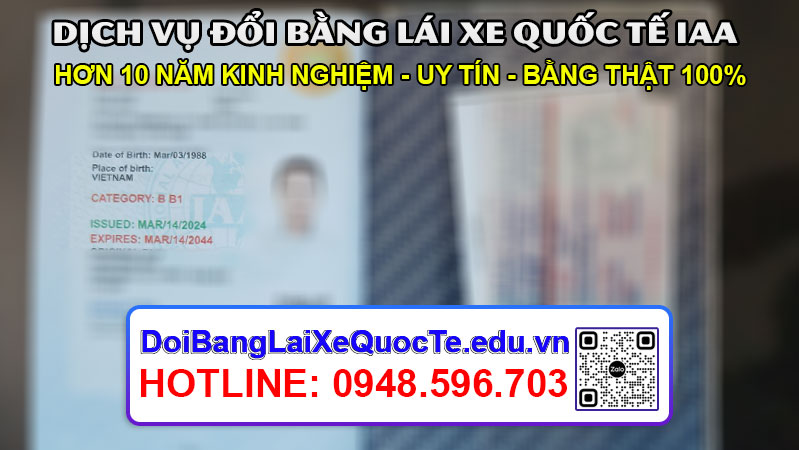 Dich vu doi bang lai xe quoc te IAA sieu nhanh Bang ve ngay 22032024 8