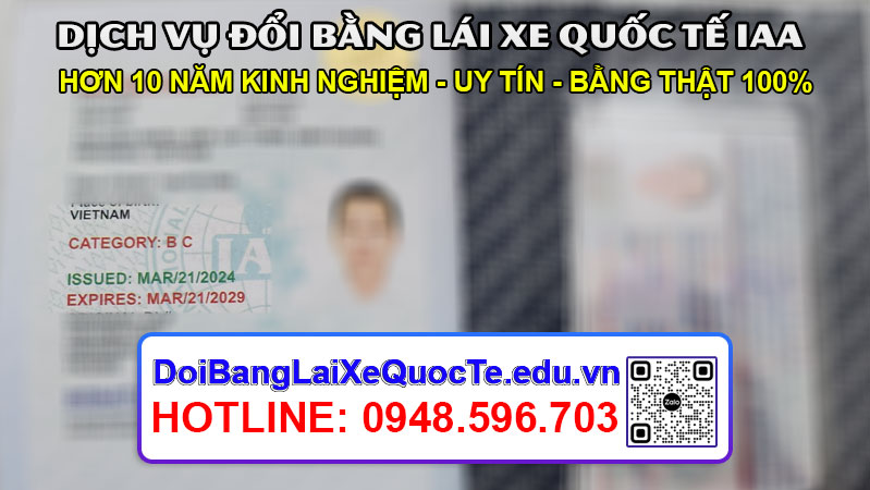 Dich vu doi bang lai xe quoc te IAA sieu nhanh Bang ve ngay 26032024 1