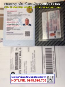 Doi bang lai xe quoc te IAA khach nhan bang Mien Phi tai My ngay 18032024