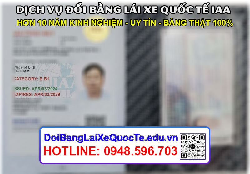 Dich vu doi bang lai xe quoc te IAA Hoang Minh 1
