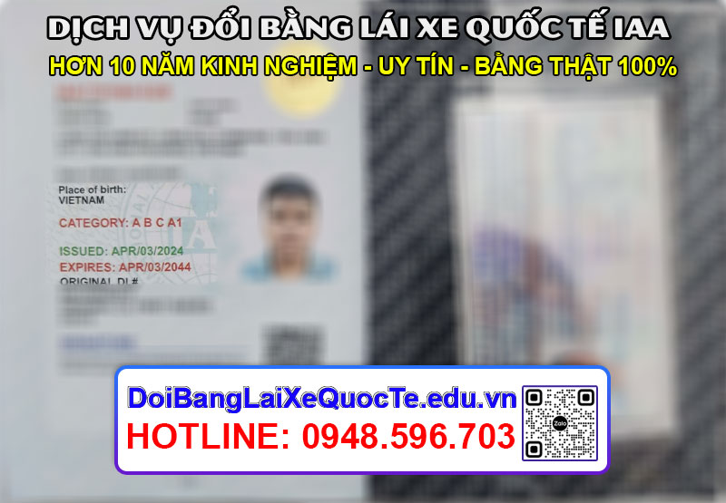 Dich vu doi bang lai xe quoc te IAA Hoang Minh 10