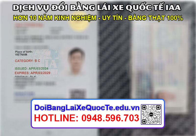 Dich vu doi bang lai xe quoc te IAA Hoang Minh 3