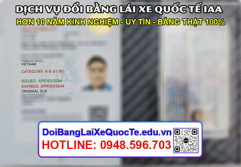Dich vu doi bang lai xe quoc te IAA Hoang Minh 8