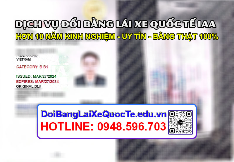 Dich vu doi bang lai xe quoc te IAA sieu nhanh Bang ve ngay 02042024 2