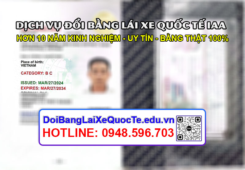 Dich vu doi bang lai xe quoc te IAA sieu nhanh Bang ve ngay 02042024 5
