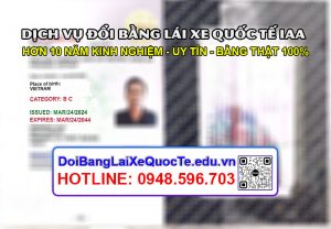 Dich vu doi bang lai xe quoc te IAA sieu nhanh Bang ve ngay 02042024 7