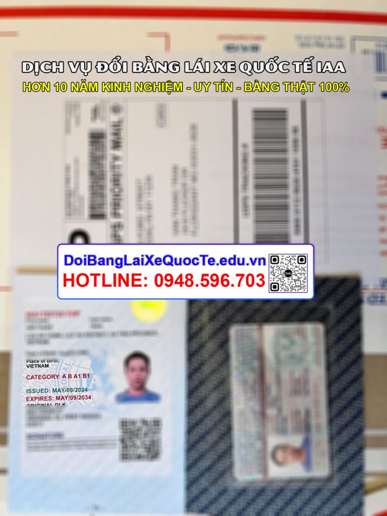 Doi bang lai xe quoc te IAA khach nhan bang Mien Phi tai My ngay 13052024