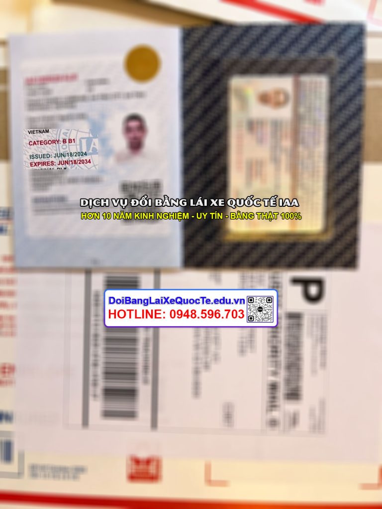 Doi bang lai xe quoc te IAA khach nhan bang Mien Phi tai My ngay 20062024