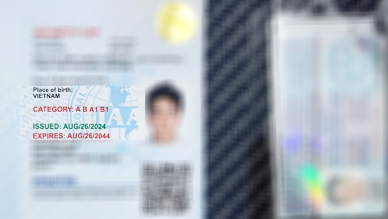 Thong bao bang lai xe quoc te IAA ngay 04092024 da co Dich vu doi bang lai xe quoc te IAA 8