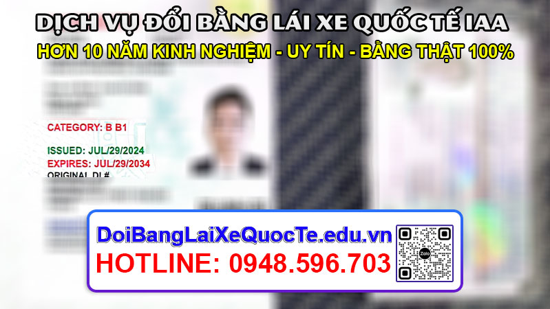 Thong bao bang lai xe quoc te IAA ngay 06082024 da co Dich vu doi bang lai xe quoc te IAA 4