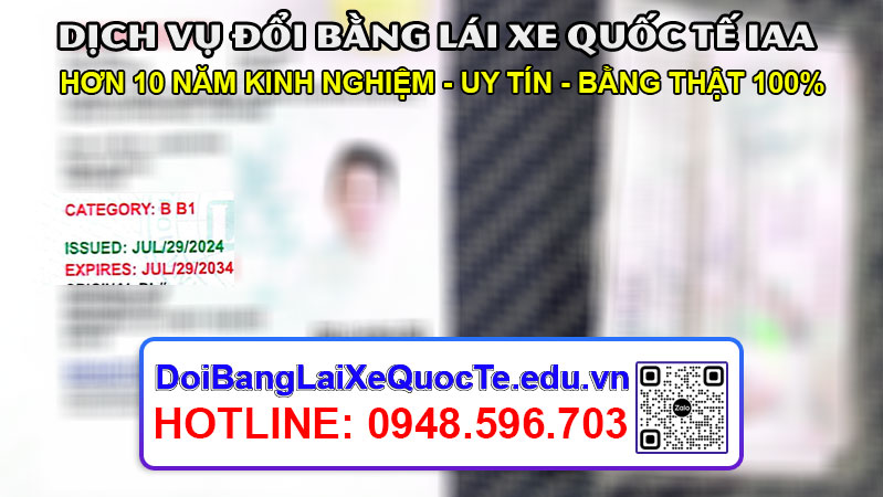 Thong bao bang lai xe quoc te IAA ngay 06082024 da co Dich vu doi bang lai xe quoc te IAA 5