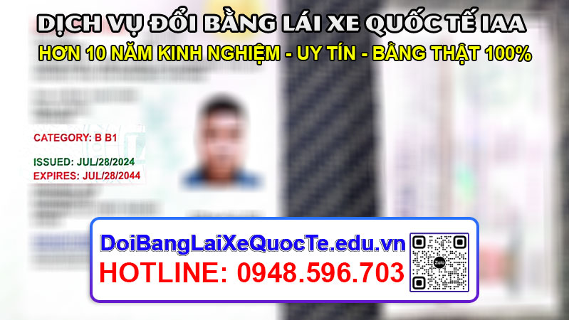 Thong bao bang lai xe quoc te IAA ngay 06082024 da co Dich vu doi bang lai xe quoc te IAA 7