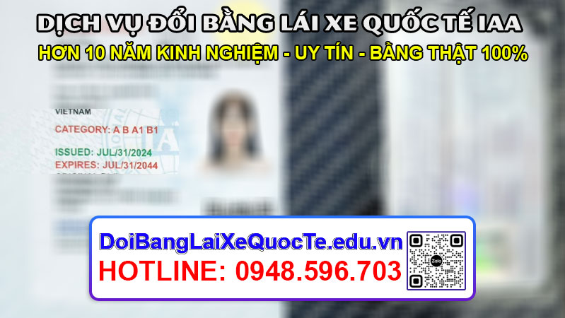 Thong bao bang lai xe quoc te IAA ngay 08082024 da co Dich vu doi bang lai xe quoc te IAA 4