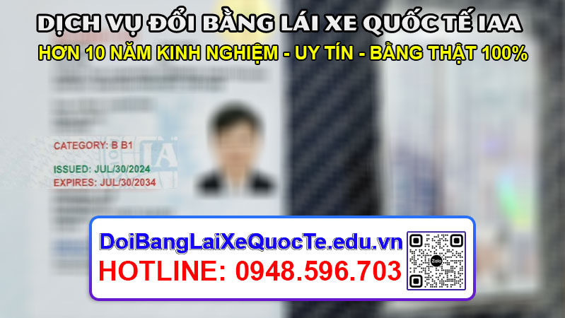 Thong bao bang lai xe quoc te IAA ngay 08082024 da co Dich vu doi bang lai xe quoc te IAA 6