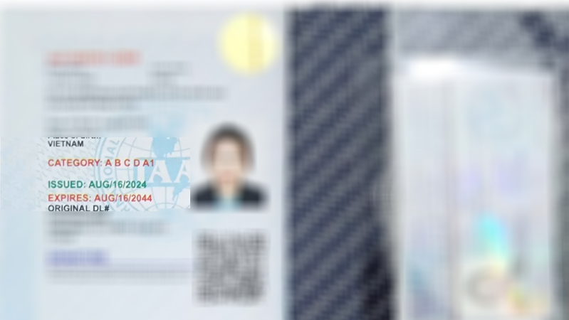 Thong bao bang lai xe quoc te IAA ngay 22082024 da co Dich vu doi bang lai xe quoc te IAA 1