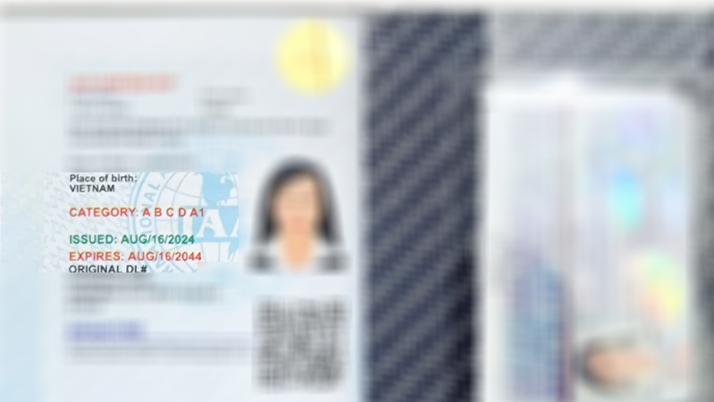 Thong bao bang lai xe quoc te IAA ngay 22082024 da co Dich vu doi bang lai xe quoc te IAA 3