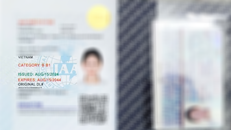 Thong bao bang lai xe quoc te IAA ngay 22082024 da co Dich vu doi bang lai xe quoc te IAA 5