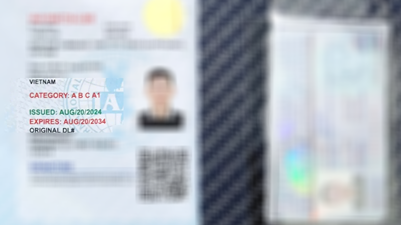 Thong bao bang lai xe quoc te IAA ngay 29082024 da co Dich vu doi bang lai xe quoc te IAA 2