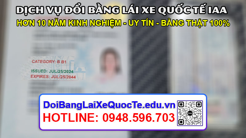 Thong bao bang lai xe quoc te IAA ngay 31072024 da co Dich vu doi bang lai xe quoc te IAA 2