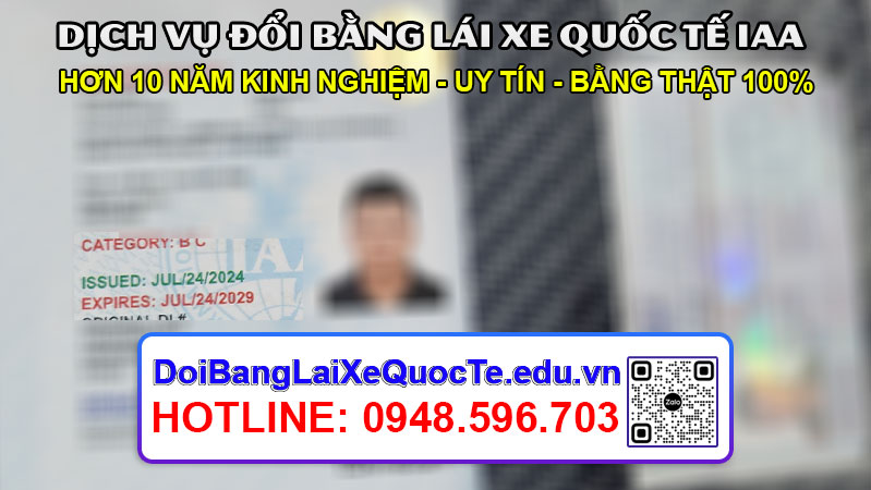 Thong bao bang lai xe quoc te IAA ngay 31072024 da co Dich vu doi bang lai xe quoc te IAA 4