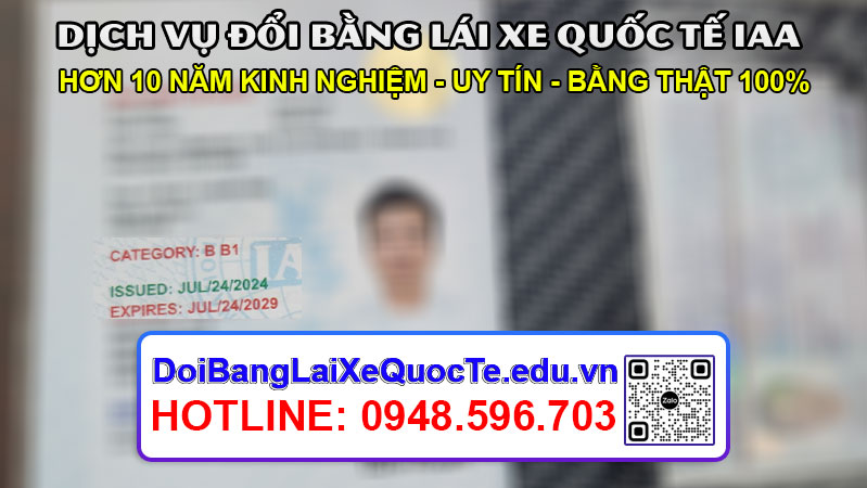 Thong bao bang lai xe quoc te IAA ngay 31072024 da co Dich vu doi bang lai xe quoc te IAA 5