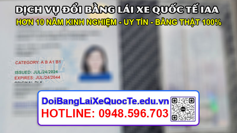 Thong bao bang lai xe quoc te IAA ngay 31072024 da co Dich vu doi bang lai xe quoc te IAA 6