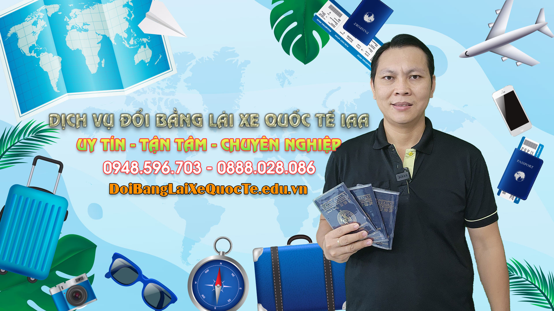 mDoi bang lai xe iaa